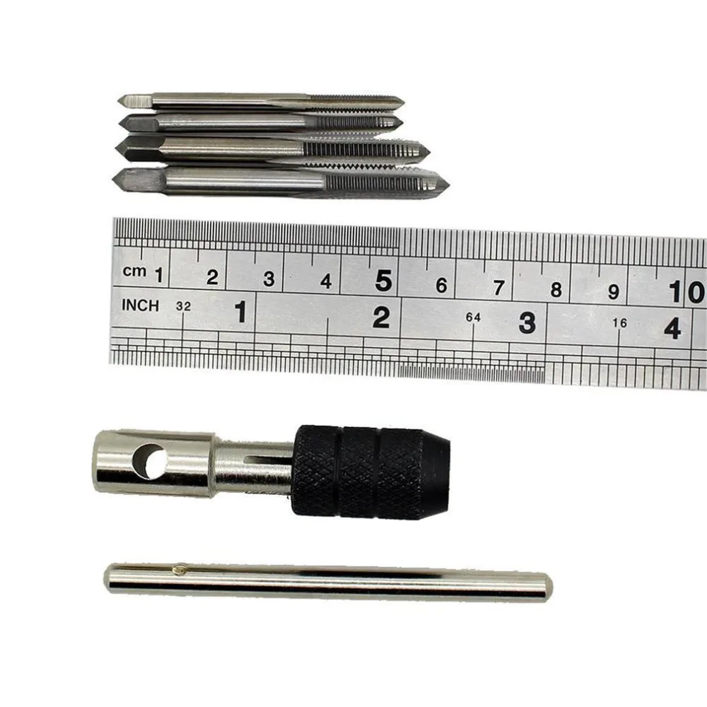 5 шт./компл. Die and Hand Tap Metric Fine резьбовые штампы краны костюм ручной метрический