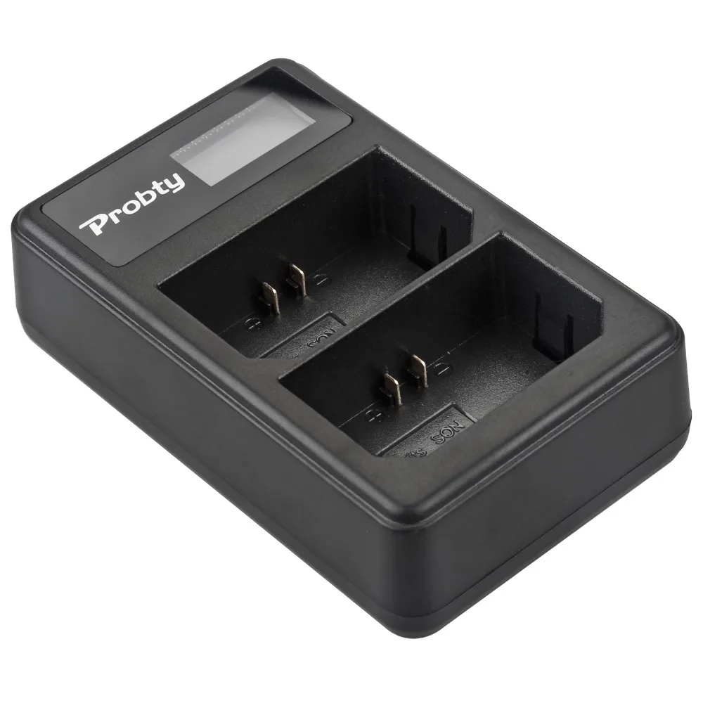 NP-FZ100 NP FZ100 NPFZ100 LCD Dual Charger + 2-Port Plug for Sony Alpha 9 A9 9R A9R 9S A9S A7RIII A7R3 BC-QZ1 Digital Camera | Электроника