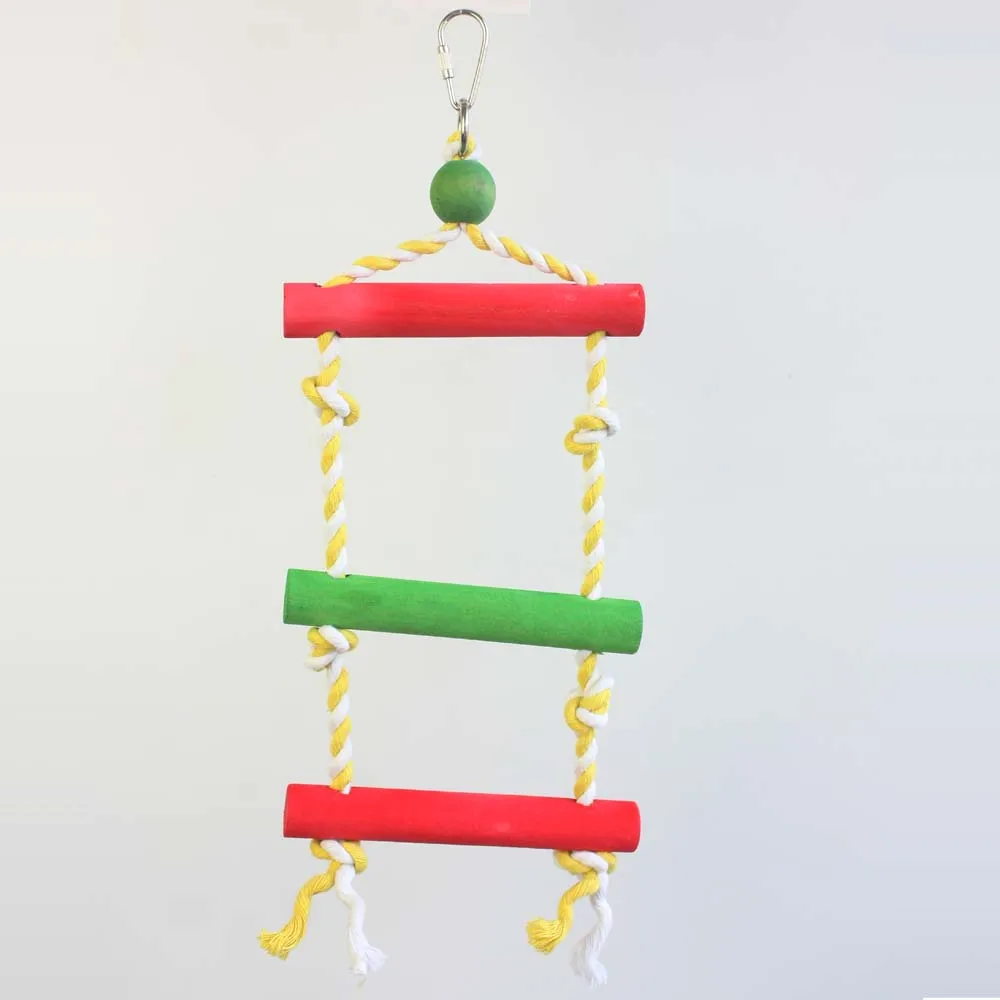 Детская лестница игрушечный попугай качели полка для попугаев кусания игрушка