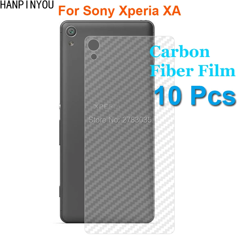 

10 шт./лот для Sony Xperia XA / XA Dual 5,0 дюйма, прочная 3D защитная пленка из углеродного волокна с защитой от отпечатков пальцев, протектор экрана