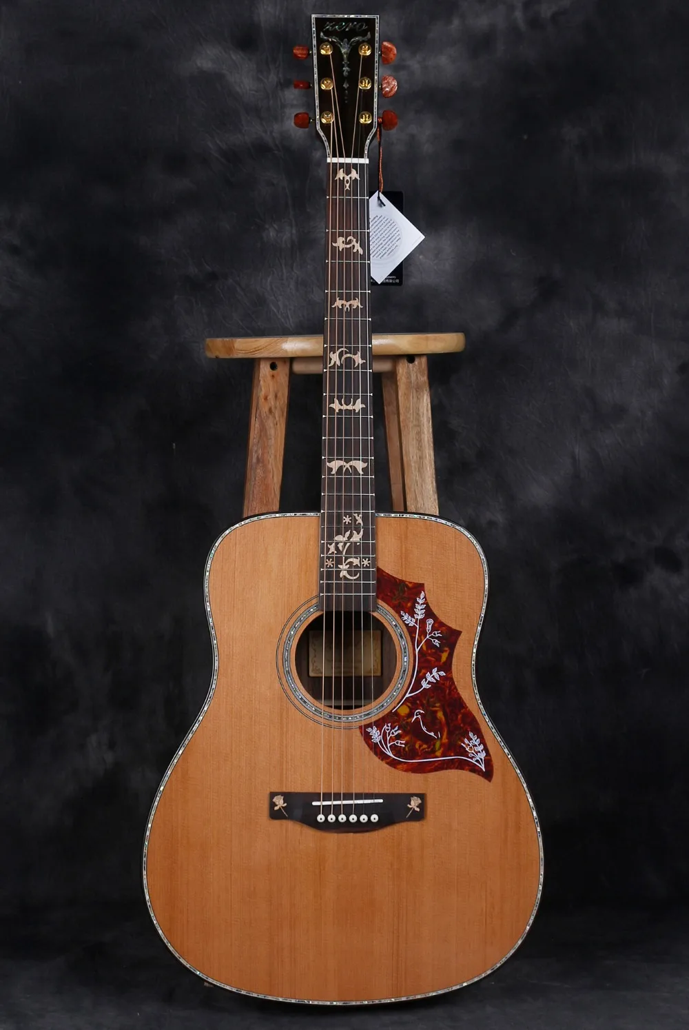 Нулевая Z S4198 твердая деревянная акустическая гитара сразу доставка|solid wood acoustic