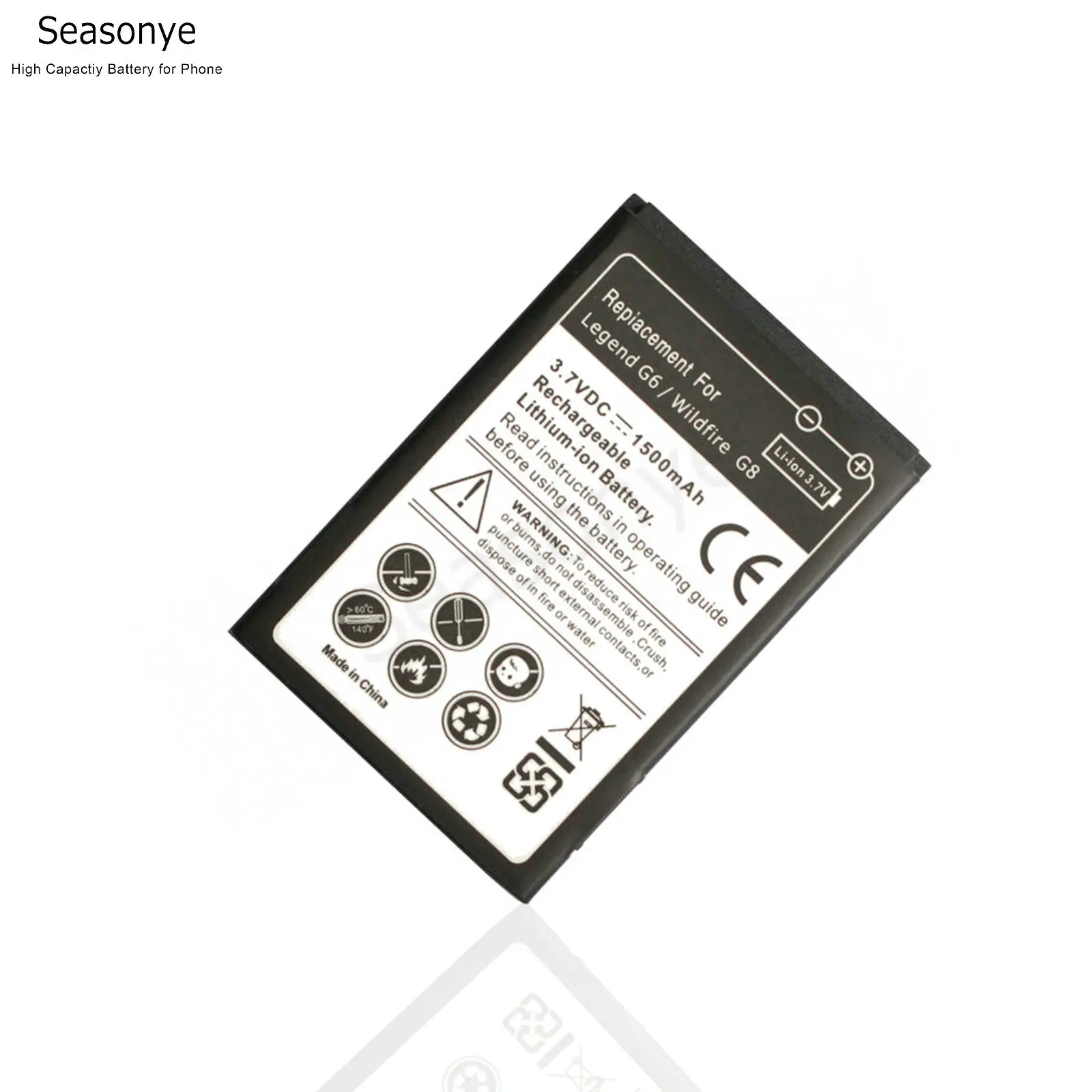 Seasonye 10 шт./лот 1500 мА/ч BA S440 / BB96100/BA S420 запасная батарея для HTC Evo 4G Google Легенда G6 G8 A3333