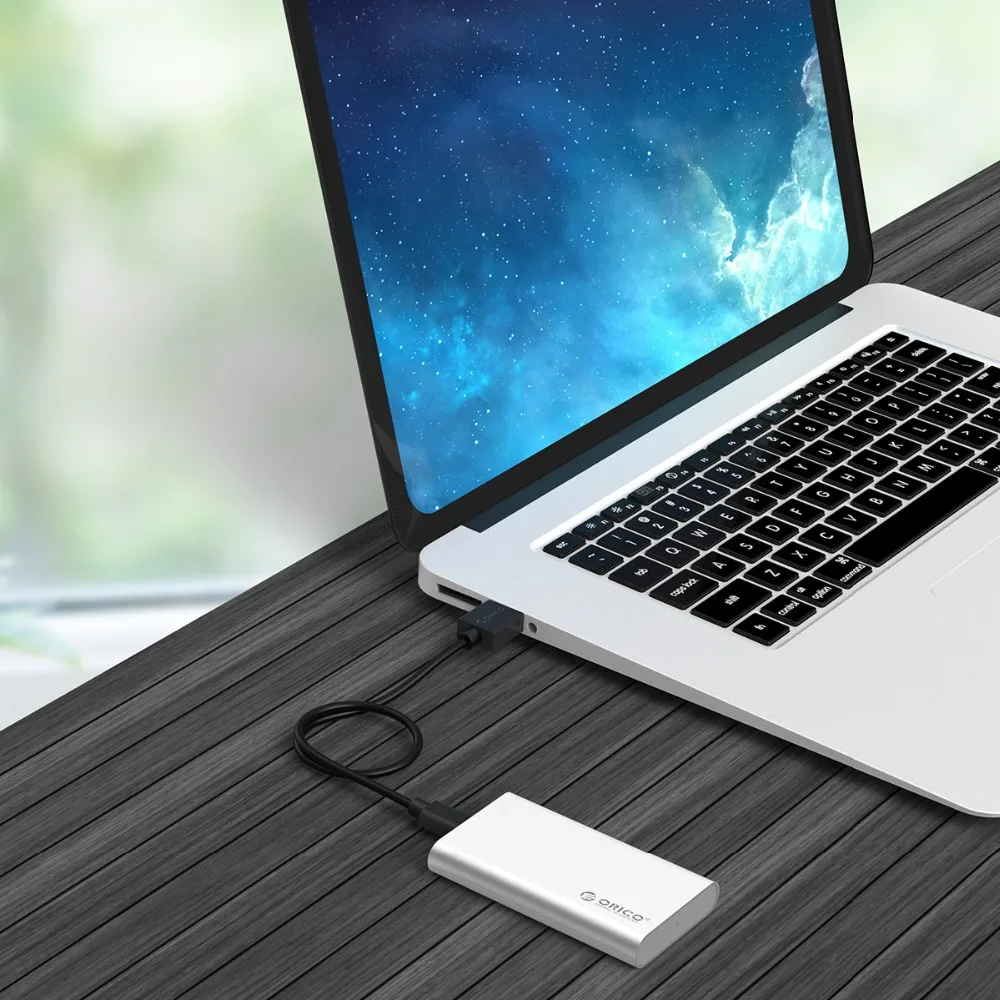 ORICO type-C Mini mSATA SSD корпус алюминиевый 5 Гбит/с высокоскоростной HDD чехол для ноутбука Настольный для Windows/Linux/Mac винт крепления