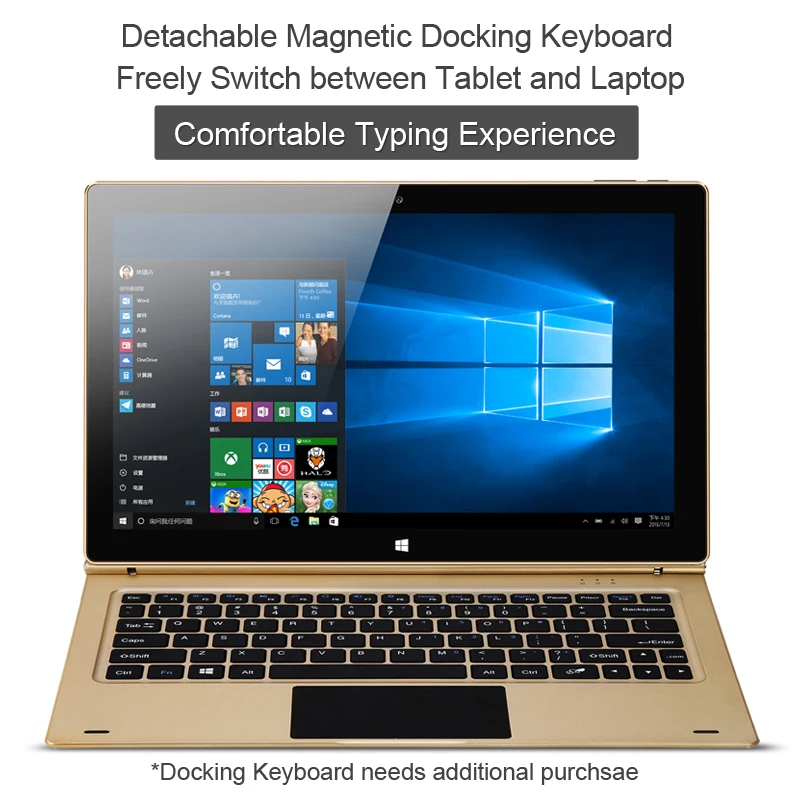 Оригинальный ONDA obook 11 Pro 11.6 дюймов Intel Core m3-7Y30 до 2.6 ГГц Fenêtres 10 дома OS 4 ГБ /64 Планшеты