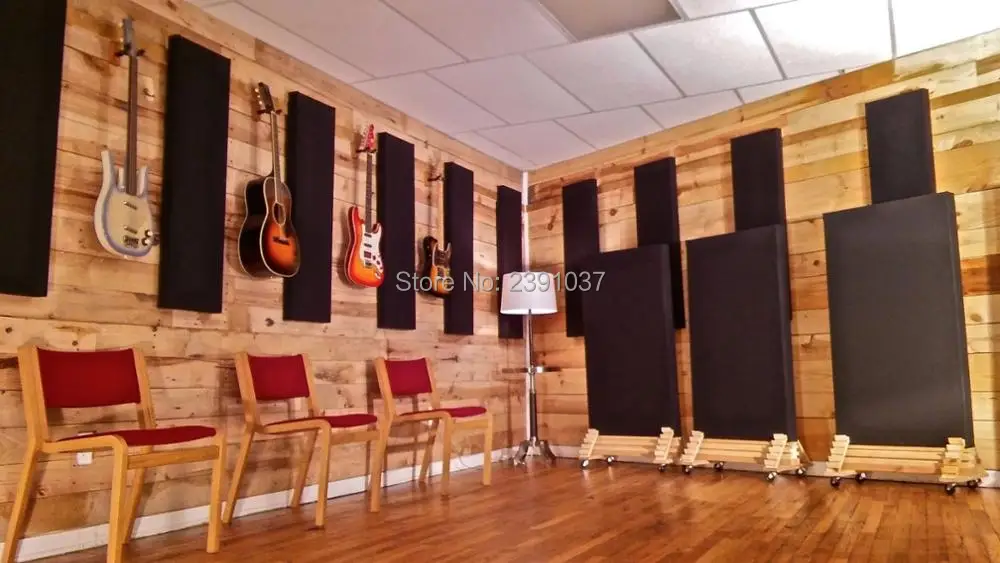 60x30x5 см льняная акустическая панель из стекловолокна акустическая Звукоизоляционная панель домашняя студия акустическая Звукопоглощающая Панель 1 коробка 6 штук