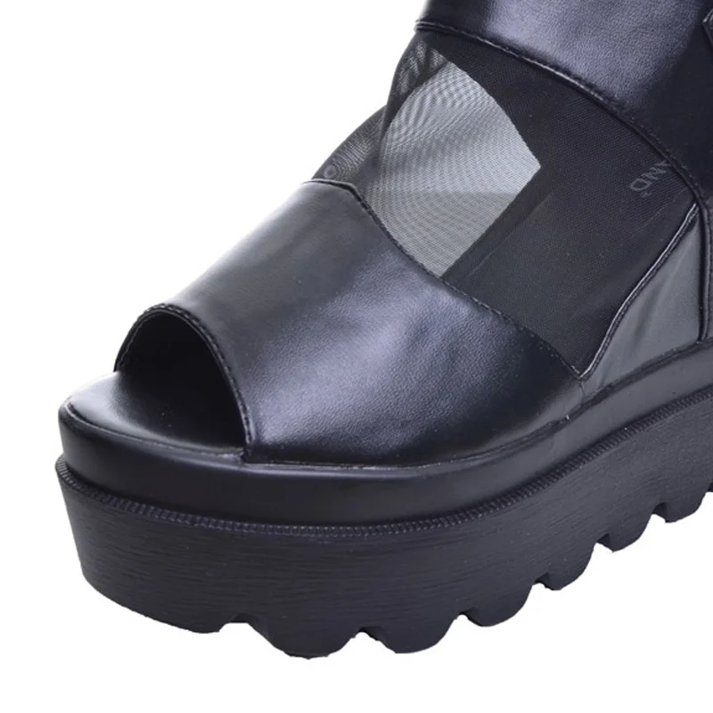 Hee Grand/брендовые Женские сандали увеличивающие рост Летняя обувь Босоножки на