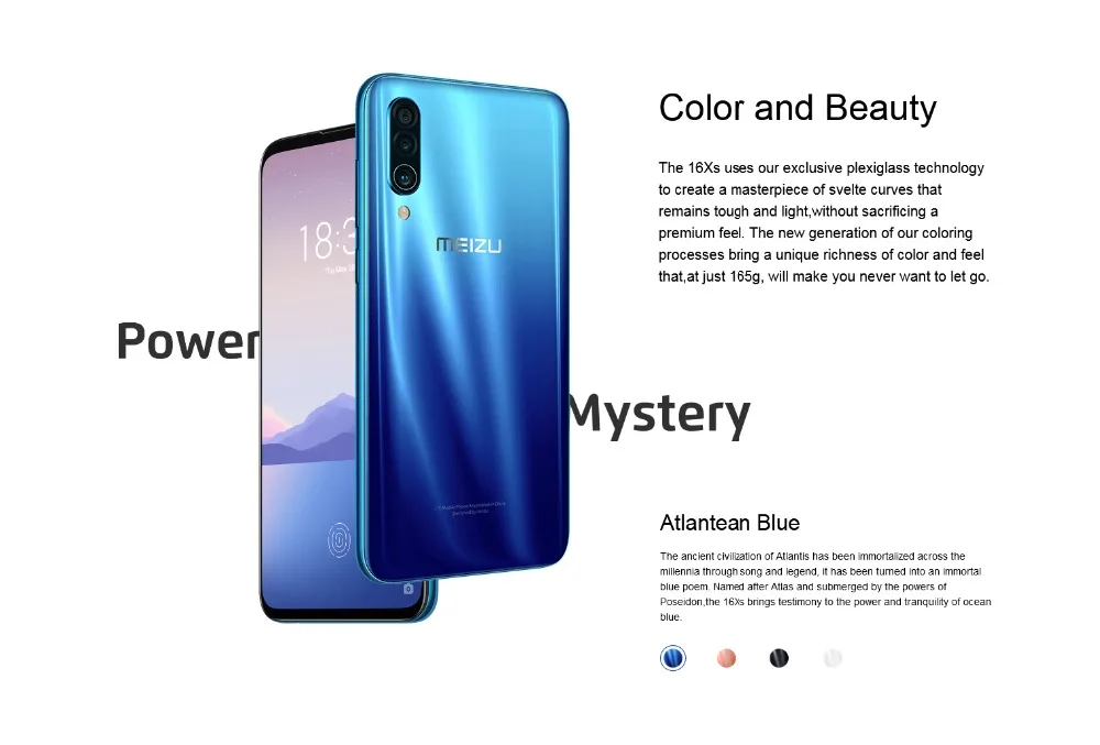 Meizu 16Xs, мобильный телефон, 6,2 дюймов, 6 ГБ ОЗУ, 64 Гб ПЗУ, Восьмиядерный процессор Snapdragon 675, камера заднего вида с тройным объективом 48 МП, 4000 мАч, смартфон