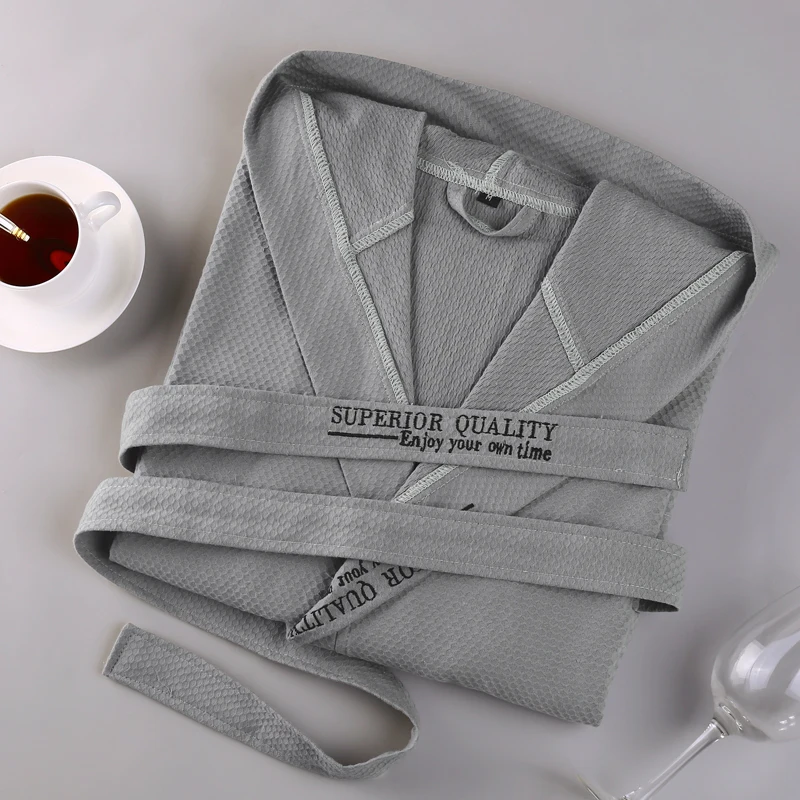 Хлопковый Халат, мужской Халат с капюшоном, Женский Длинный мягкий теплый халат, Свадебный халат подружки невесты, белый/серый цвет, длина до колена, роскошный