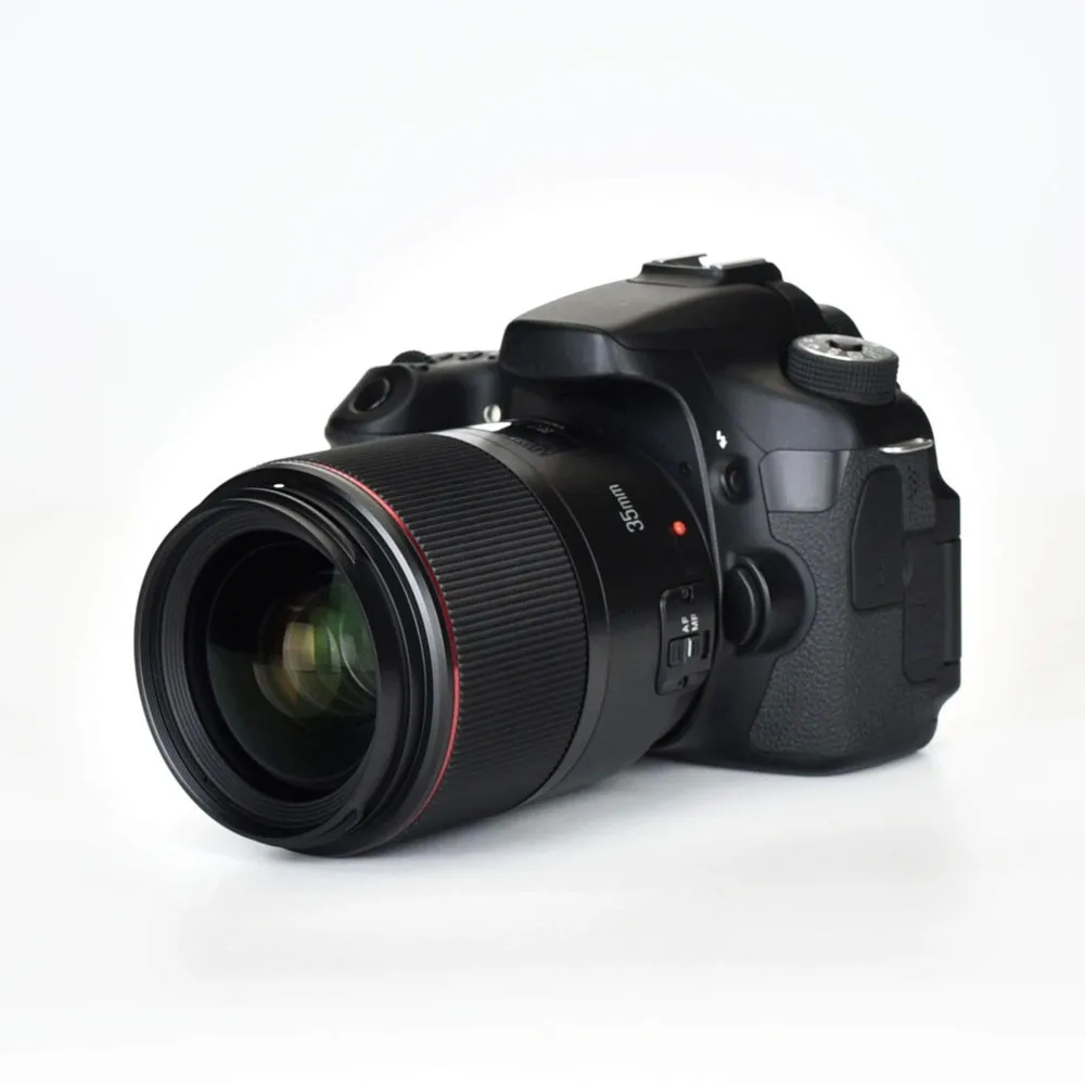 Объектив YONGNUO YN35MM F1.4 Стандартный широкоугольный объектив для Canon с яркой апертурой Prime DSLR объектив камеры для 600D 60D 500D 400D 5D II