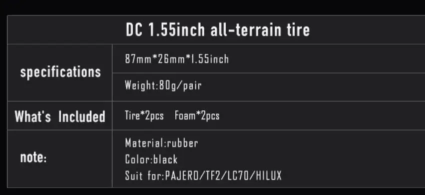 MST 1 55 дюйма 87 мм шины МТ 2 шт. для AXIAL SCX10 jRAXXAS TRX4 HSP Tamiya Pajero CCO1 TF2 LC70 Hilux Rock cralwer 4x4