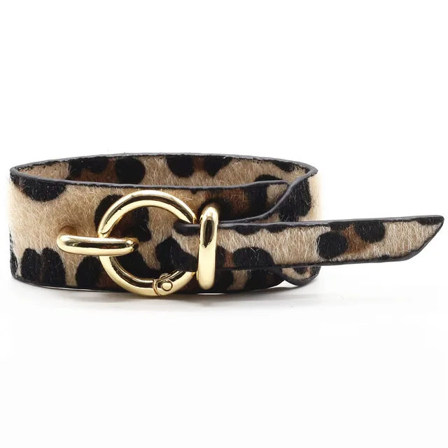style 2 brown Черный, красный мода леопард круглый круг змея кожаные браслеты для женщин Мода девушка браслет женский ювелирные изделия дизайн геометрич - Окраска металла: style 2 brown