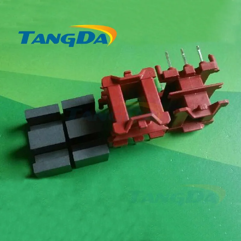Tangda EE20 EF20 ядро EE EE20W бобина магнитное ядро+ скелет Мягкий магнетизм ферритов 6pin 6P 3+ 3 двойной паз расширение вертикальные