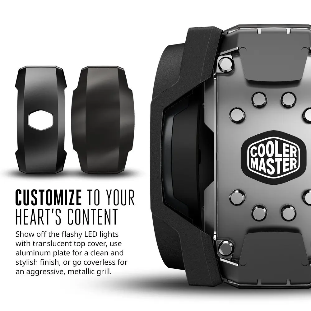 Cooler Master masterair чайник 8 Процессор Вентилятор тепловые трубки 140 мм вентиляторы 3D