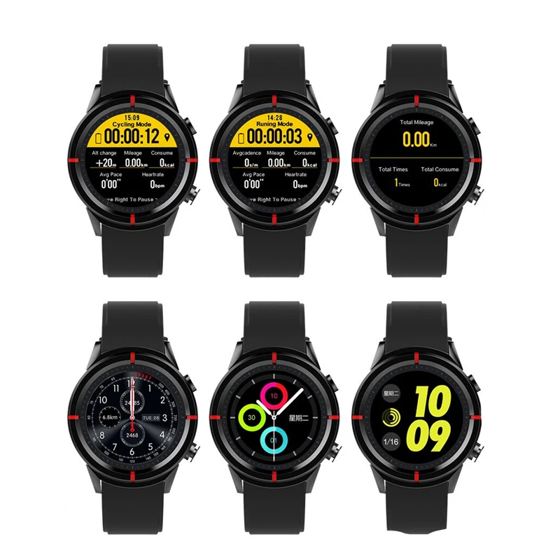 Смарт часы для мужчин монитор сердечного ритма GW12 GPS Спорт фитнес трекер Группа