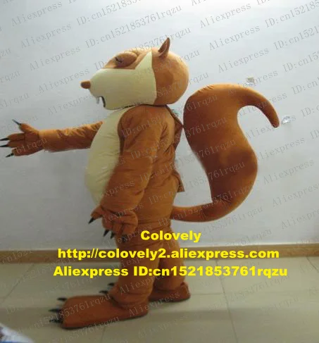 Костюм талисмана коричневой белки Chipmunk Chipmuck Chippy Eutamias для взрослых с персонажами