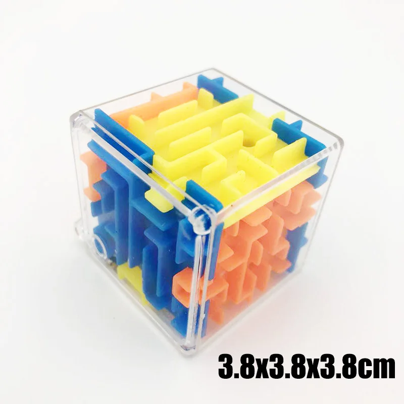 5 3D скоростной кубик 8x8x8 см, лабиринт, Магический кубик, игра-головоломка, Обучающие игрушки, лабиринт, катающийся мяч, игрушки для детей и взрослых JM30 - Цвет: 5