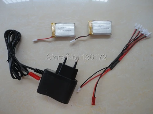 Ewellsold 3 7 V 20C 600mah литий полимерный аккумулятор + настенный чейнджер для X5C x5c 1 x5sc x5sw rc