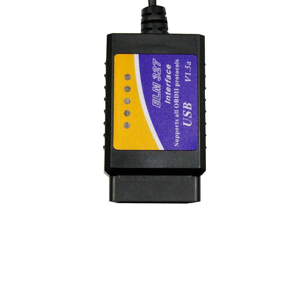 ABS 1 5 м кабель V04HU ON-BORAD диагностический ODB2 ELM327 автомобильный детектор USB порт