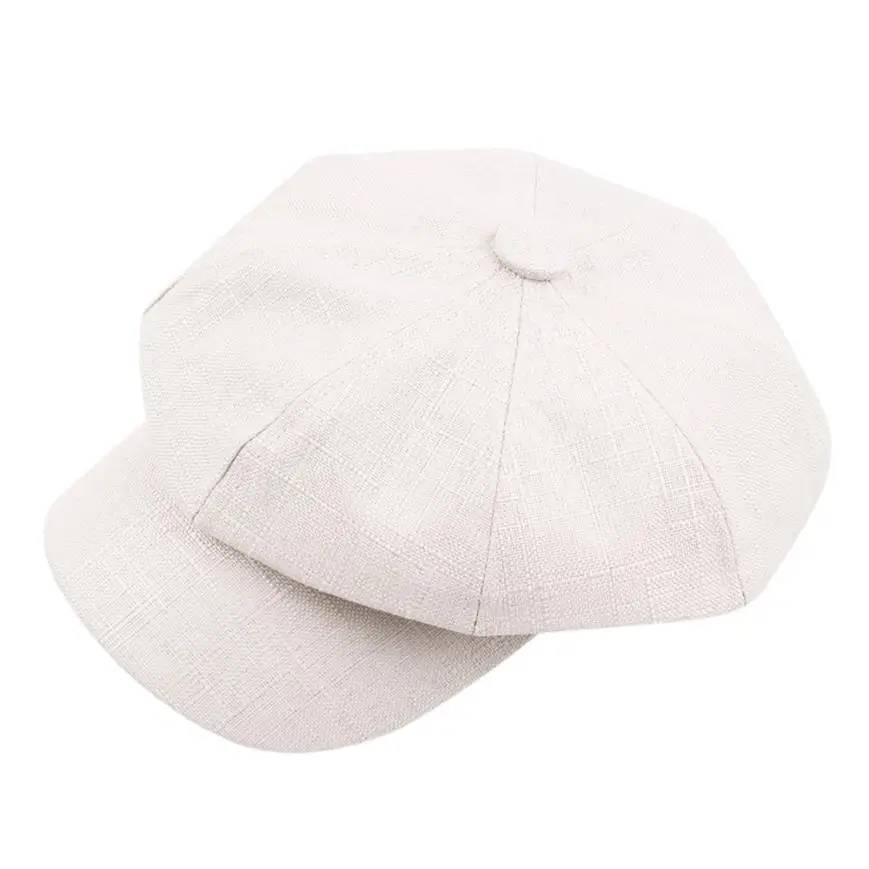 Нейтральная однотонная Повседневная хлопковая шапка в стиле ретро Зимняя