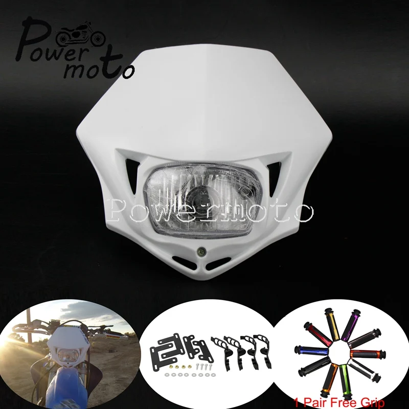 Передняя фара для мотоцикла 12 В 35 Вт MX Yamaha TTR 230 WR 250 450 EXC SMR 125 350| |