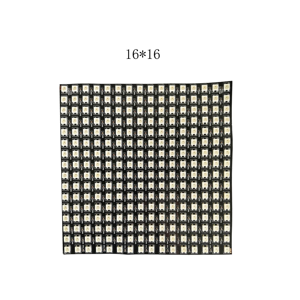 WS2812B RGB Светодиодная панель экран световые пиксели цифровой гибкий светодиодный