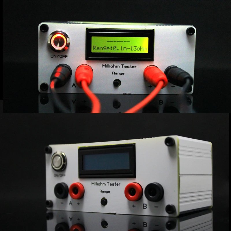 DC12V прецизионный миллиом метр четырехпроводный цифровой микро ом измеритель