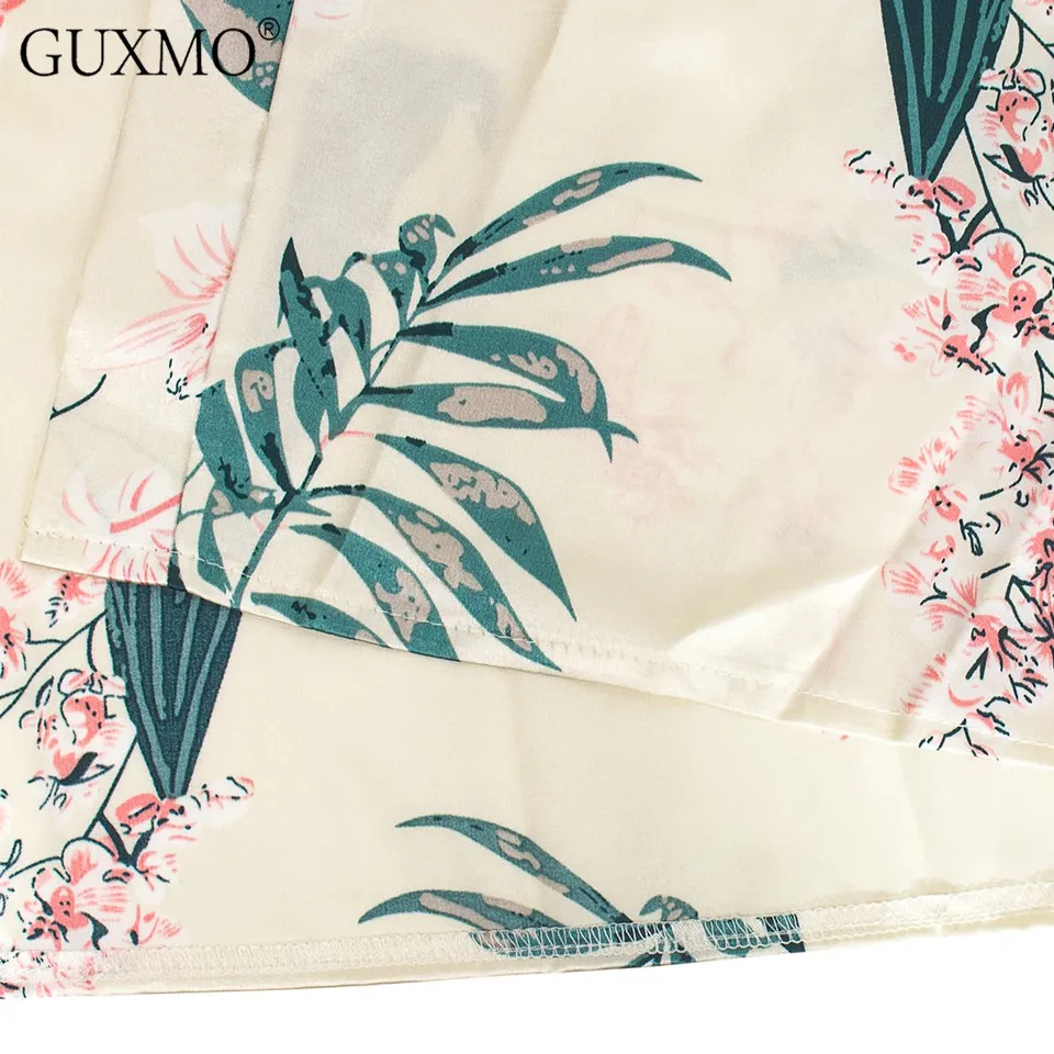 Женское покрытие халат нижнее белье кимоно Ночная рубашка с длинными рукавами