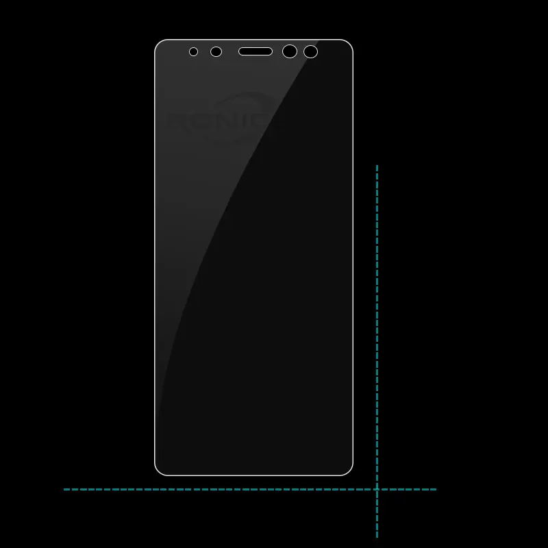 Защитное стекло RONICAN для Samsung Galaxy A8 2018 Plus защита экрана 9H 2.5D A830|Защитные стёкла и