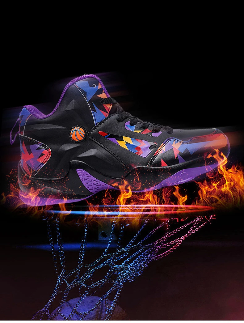 ERNESTNM NEW Women Sneakers Fashion Basket Shoes Black Graffiti Unisex High Top Lover Shoes Plus Size 11 Chunky Famale Men Shoes