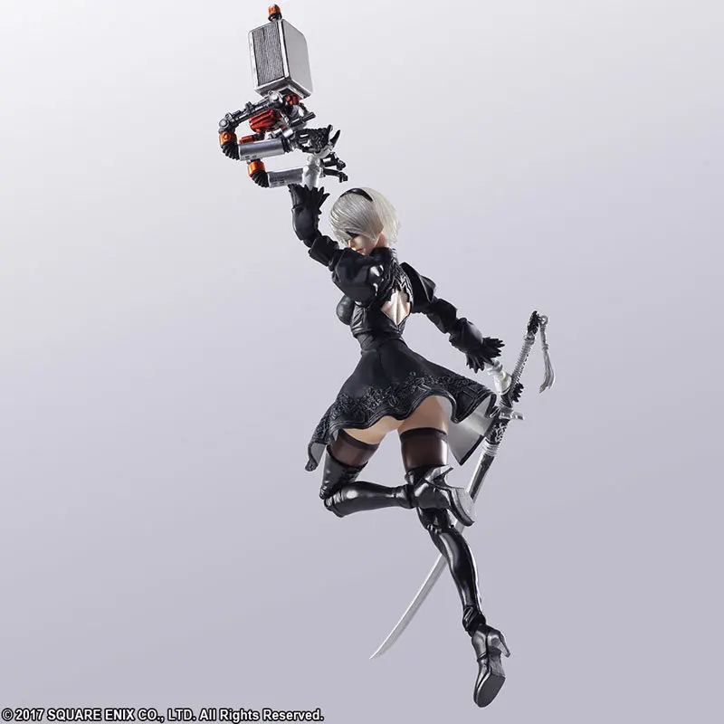 Игра NieR Automata YoRHa No. 2 Тип B 2B мультфильм BJD фигурка модель игрушки для детей