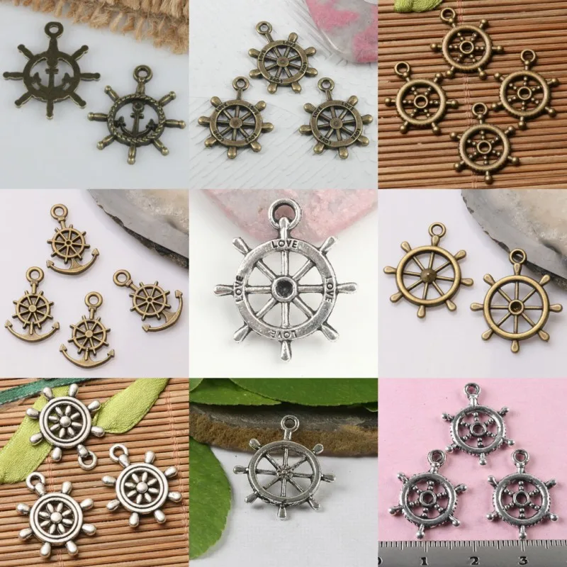 2 цвета дизайнерские подвески для штурвала чтобы выбрать 10 шт. в партии |