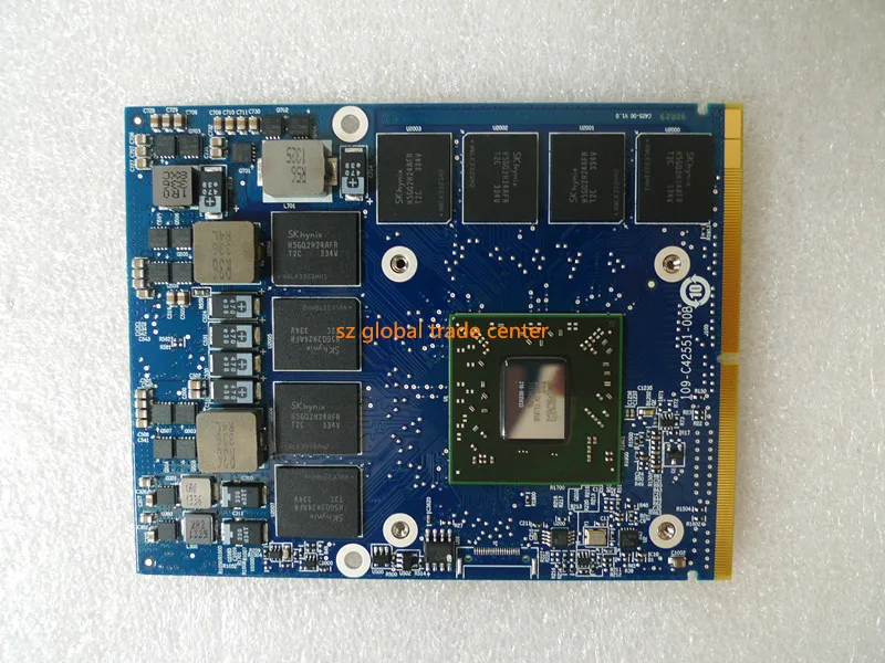 M6000 216 0835033 DDR5 2G графическая карта для DELL M15X M6600 M6700 M6800 видеокарта дисплея|dell