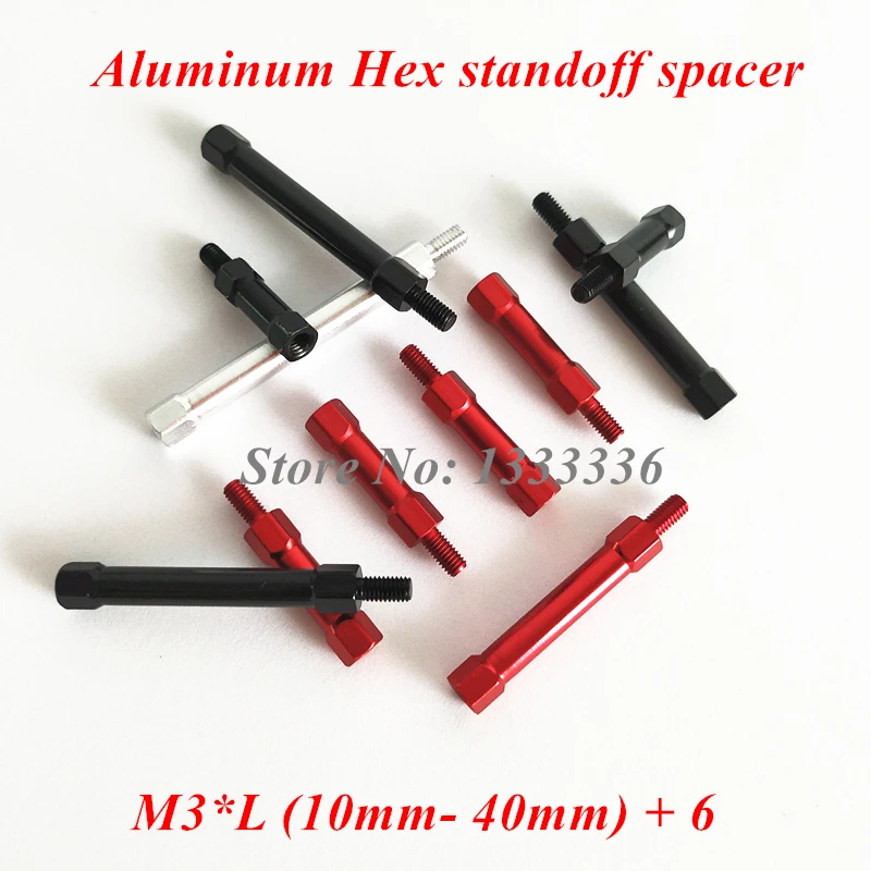 10 шт. м3 Шестигранная ступенчатая стойка алюминиевая Проставка для RC запчасти