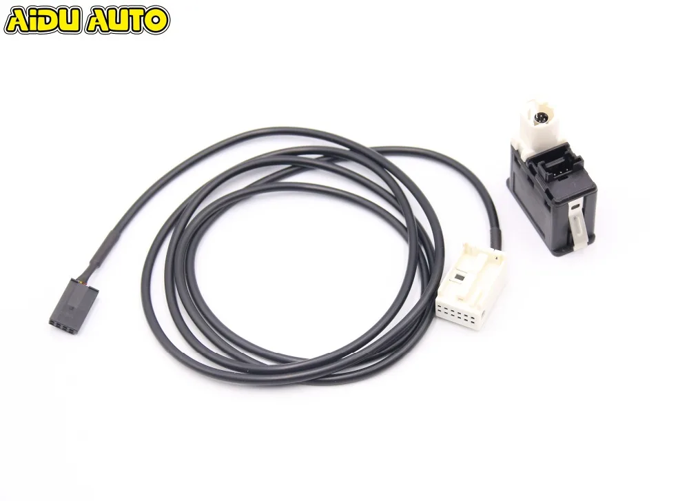 Штепсельная Вилка AIDUAUTO USB AUX для BMW E60 E63 E64 E65 E66 E81 E82 E87 E88 E70 E90 E91 E92|Кабели адаптеры и