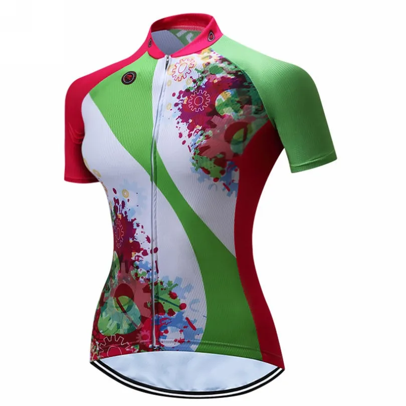 Женская Спортивная футболка TELEYI дышащая для езды на велосипеде|cycling jersey bike|cycling
