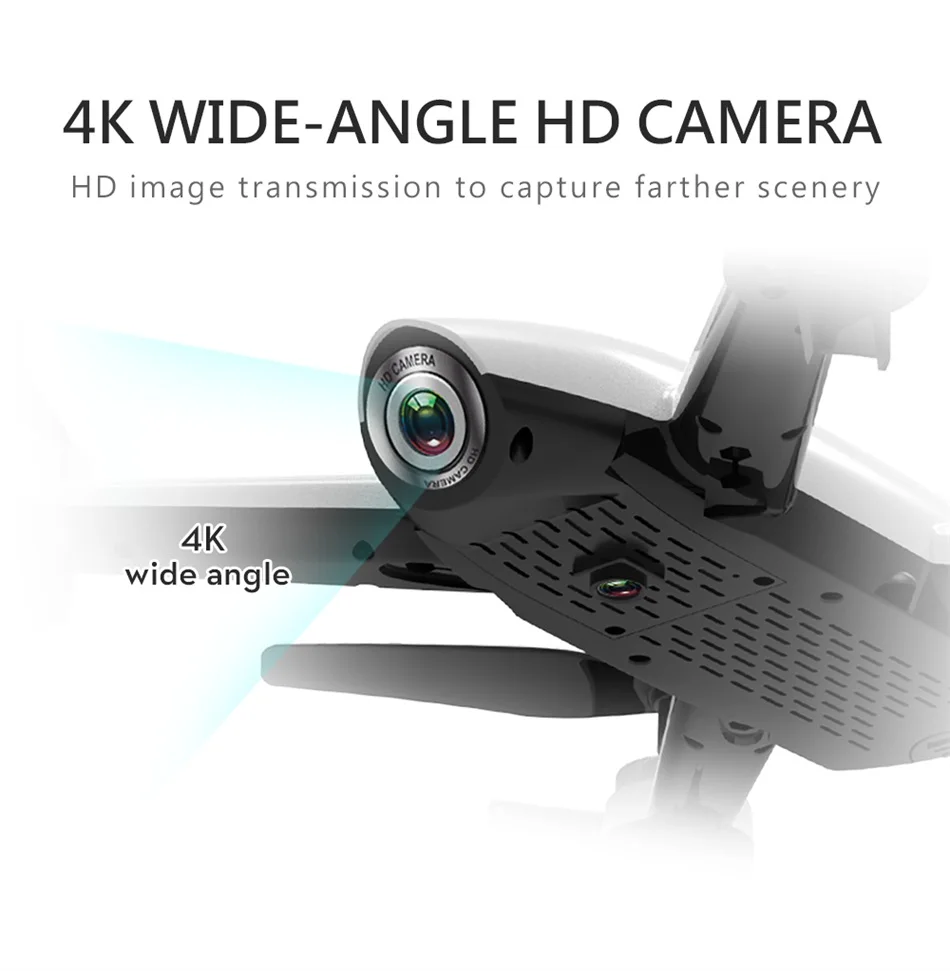 FPV Дрон двойная камера HD 4K 1080P 720P wifi Дрон 22 Mins вертолет Квадрокоптер самолет игрушки RTF для детей Подарки