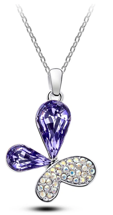 Ожерелье с подвеской-бабочкой модное ювелирное изделие в подарок Новое