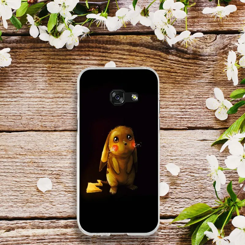Pictute 2 Мультяшные Покемоны Пикачу Go PokeBall Мягкий мобильный чехол для телефона для Samsung Galaxy A3 A5 A7 J1 J2 J3 J4 J6 J5 J7 J8 - Цвет: Pictute 2