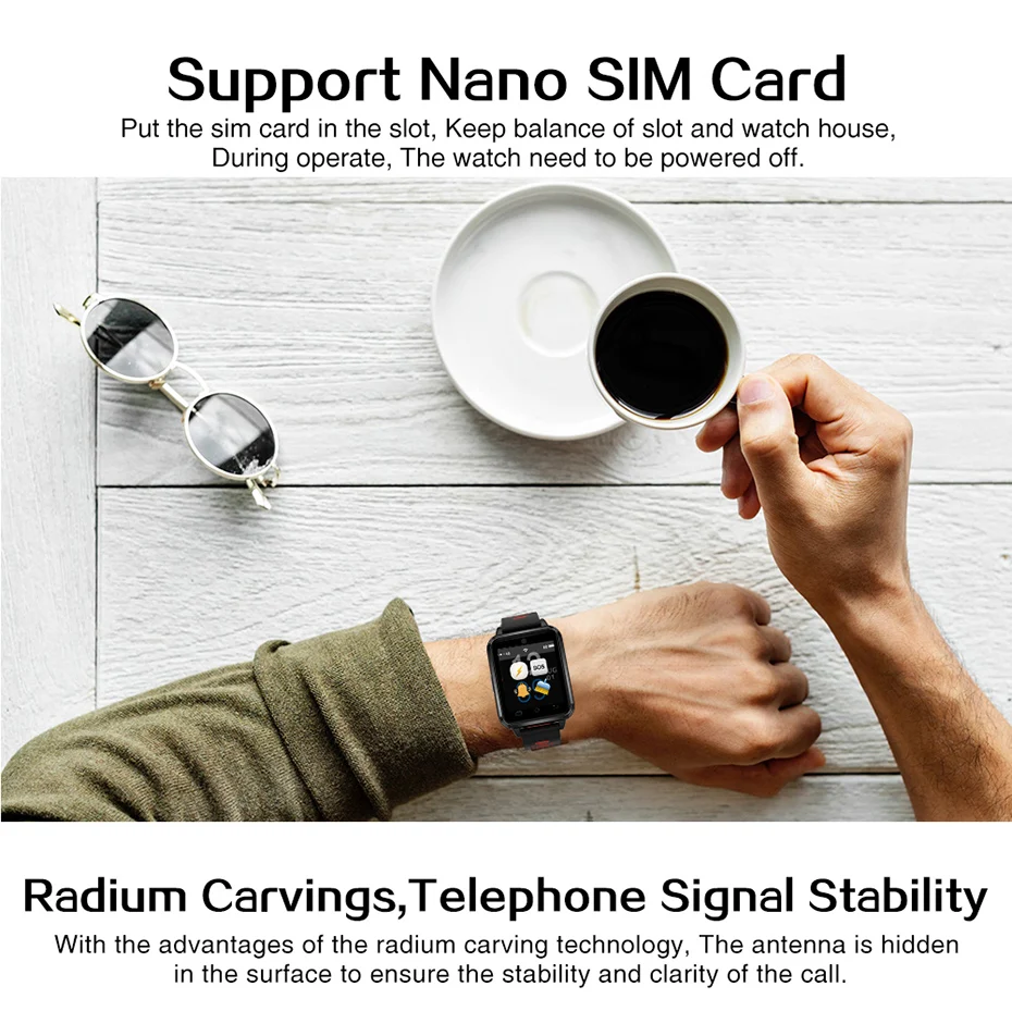 1 54 новые умные часы Android 2G 3g 4 аппарат не привязан к оператору сотовой телефон IP67 SIM