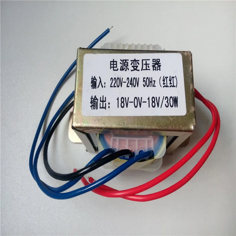 30VA 18V-0-18V Трансформатор 30VA выход двойной 9 в 12 В 15 в 18 в 24 в 30 Вт для предусилителя доска предусилителя плата предусилителя усилитель - Цвет: 30VA 18V-0-18V