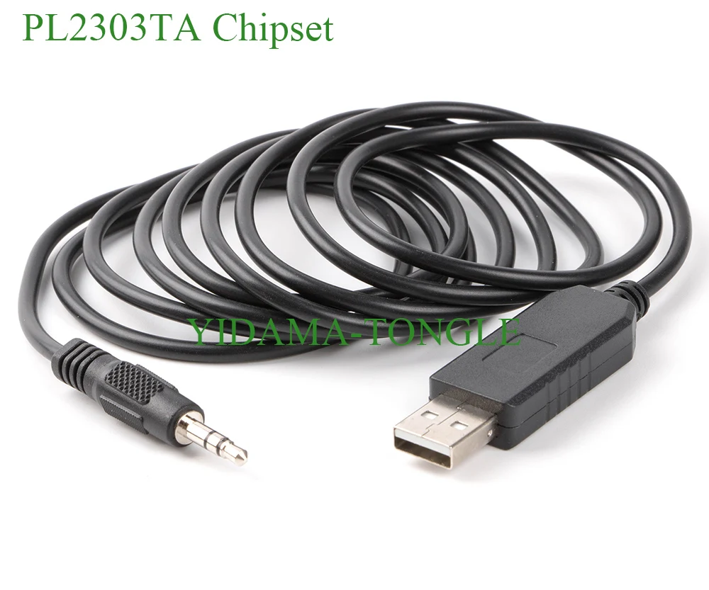

USB RS232 to 3.5mm Serial Converter Adpater Mini Audio jack Stereo Plug cable