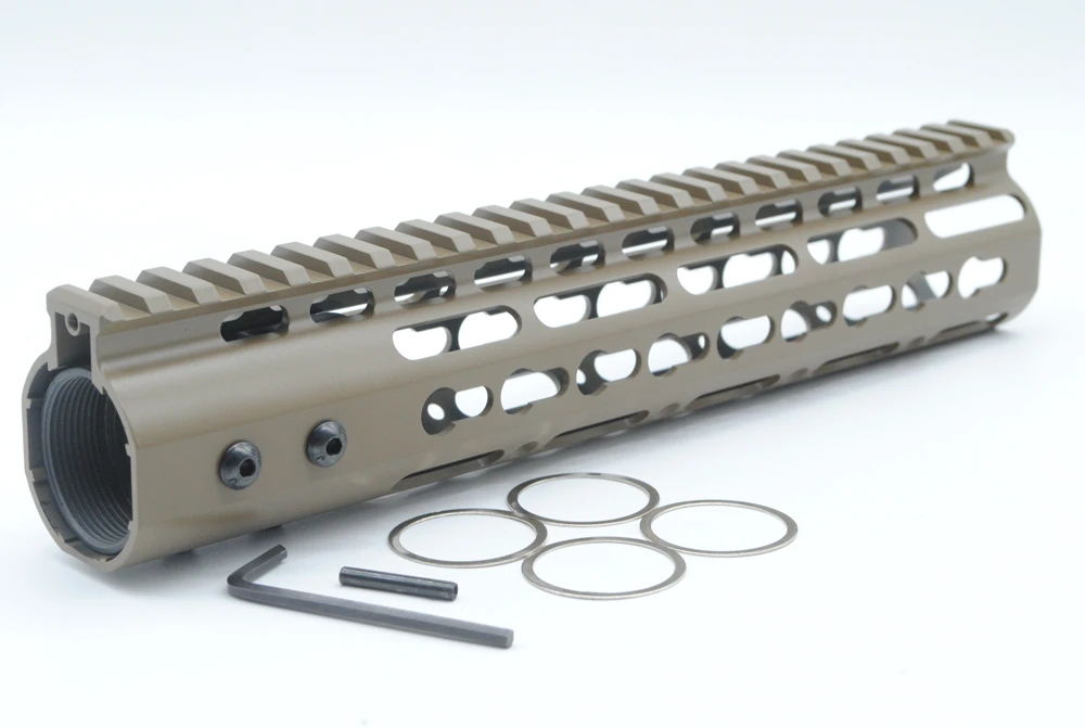 Трирок красный/черный/Танг NSR AR 15 M4 M16 Keymod Free Float Rifle Style 10 &quotдюймовый