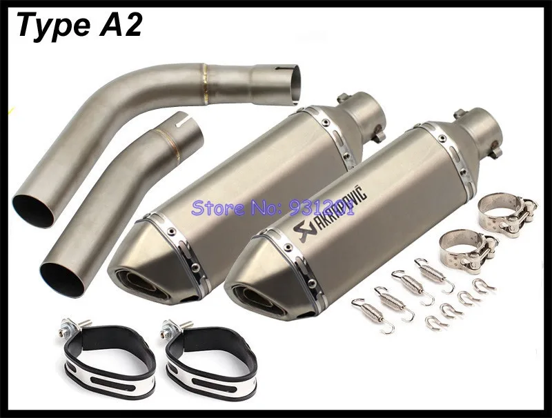 Выхлопная система R1 Akrapovic глушитель выхлопной трубы для мотоцикла средней длины