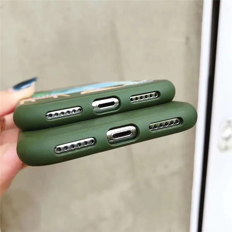 LUDI милый мультяшный чехол для телефона в форме кактуса iPhone 7 7Plus простые буквы