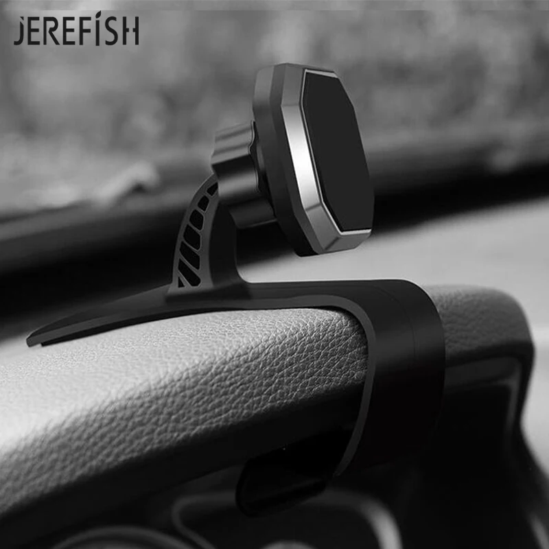 JEREFISH магнитный автомобильный держатель для телефона, крепление на приборную панель, держатель для телефона для мобильного смартфона, подставка для gps, зажим, кронштейн