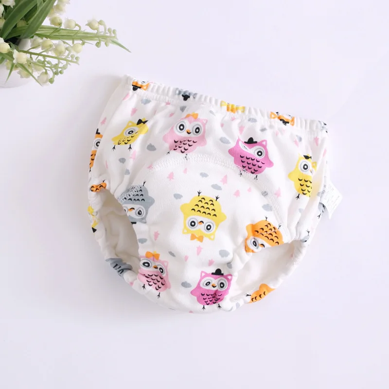 owl Детские шорты штанишки для малышей, трусы, чехол на детские памперсы, тренировочные штаны для маленьких мальчиков и девочек Одежда для младенцев с героями мультфильмов - Цвет: owl