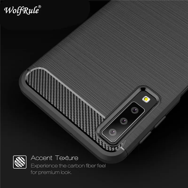 

WolfRule Cases For Samsung Galaxy A7 2018 Cover Shockproof Soft TPU Brushed Back Case For Samsung Galaxy A7 2018 Cover A750 6.0"