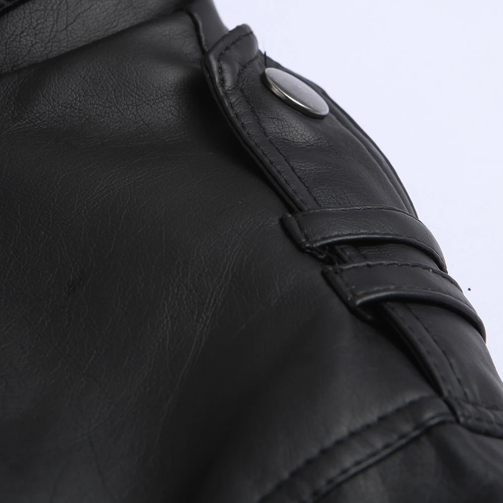 Herobiker черная мотоциклетная куртка в стиле ретро мужская из искусственной кожи