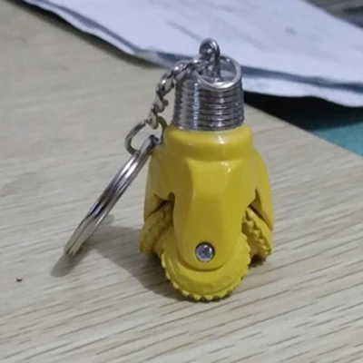 gold-yellow Новинка дизайн супер качество PDA нефтепромысловое сверло брелок Металлический брелок для бизнес-подарка - Цвет: gold-yellow