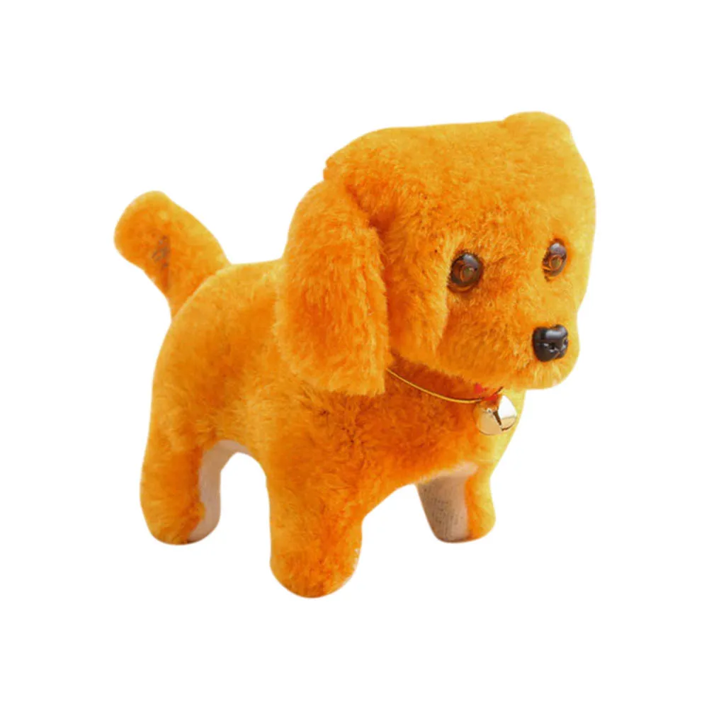 Cute Walking Barking Toy Funny Electric Short Floss Moving Dog Children Kids Toys S7JN |